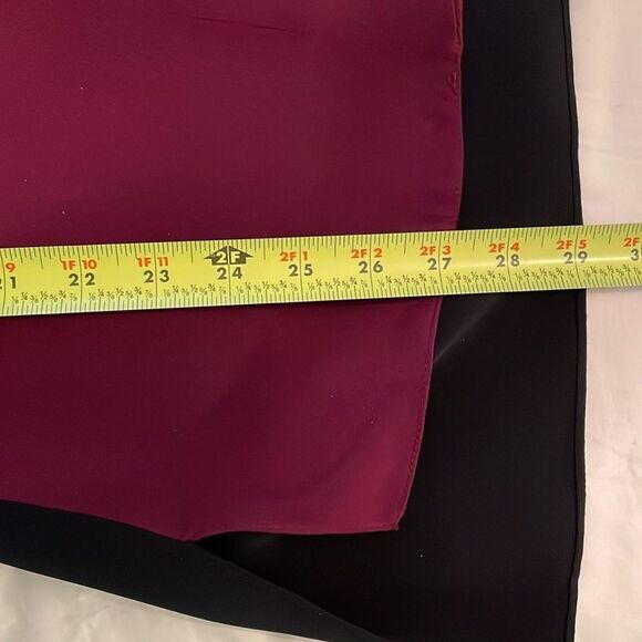 3.1 Phillip Lim Purple Black Silk Long Sleeve Blouse Top Shirt Womens Size 2 - Picture 6 of 11